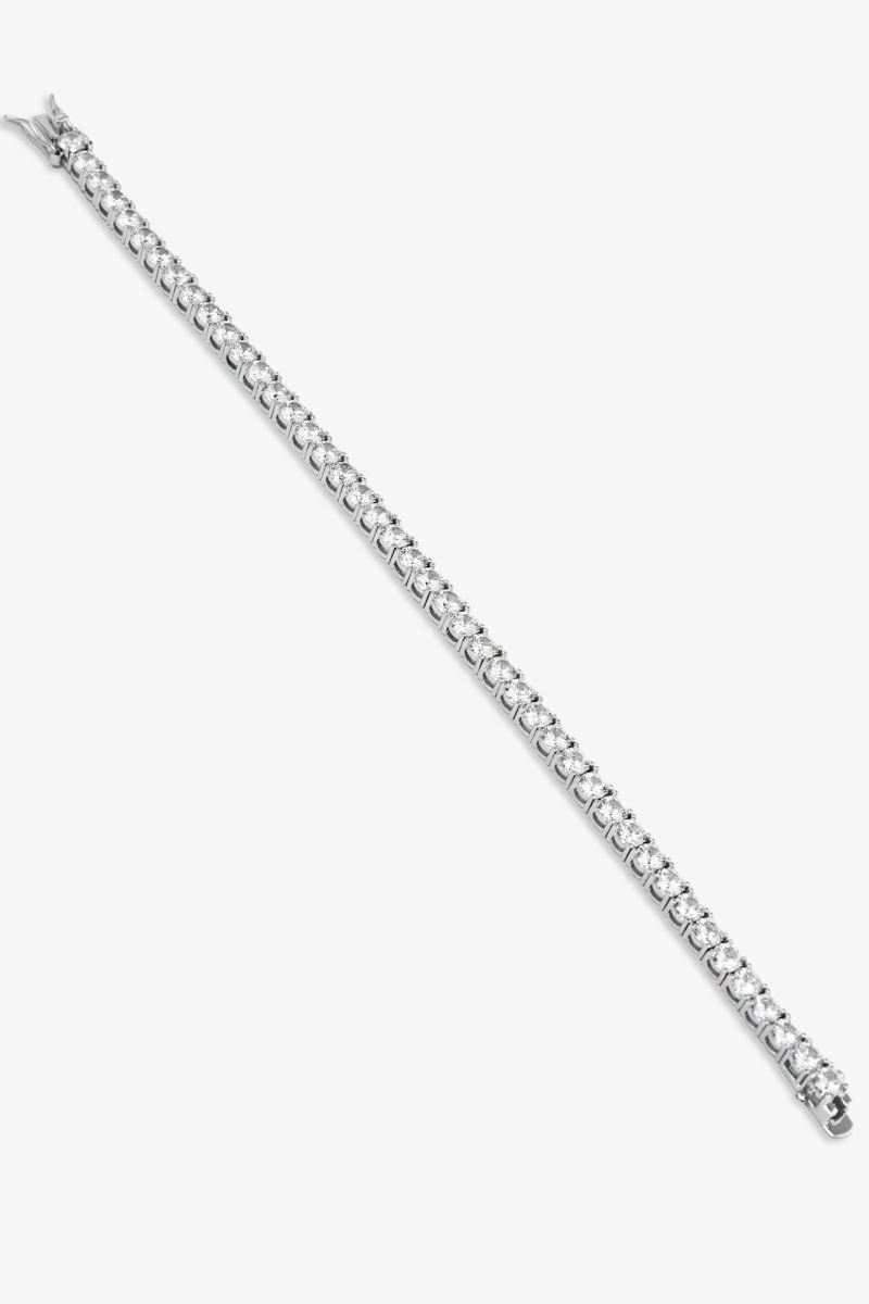SİLVER 4 MM SU YOLU BİLEKLİK - Görsel 2