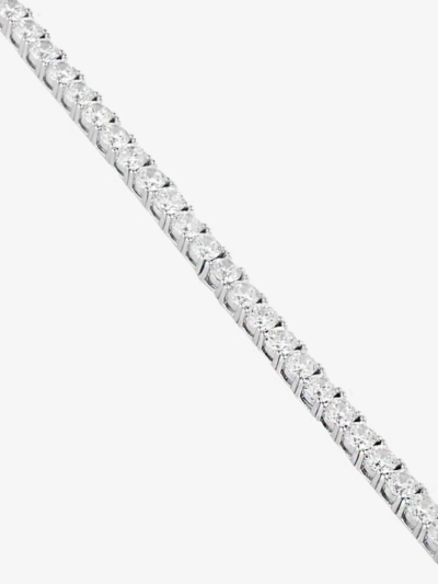 SİLVER 14 AYAR ALTIN PIRLANTA 3 MM SU YOLU BİLEKLİK