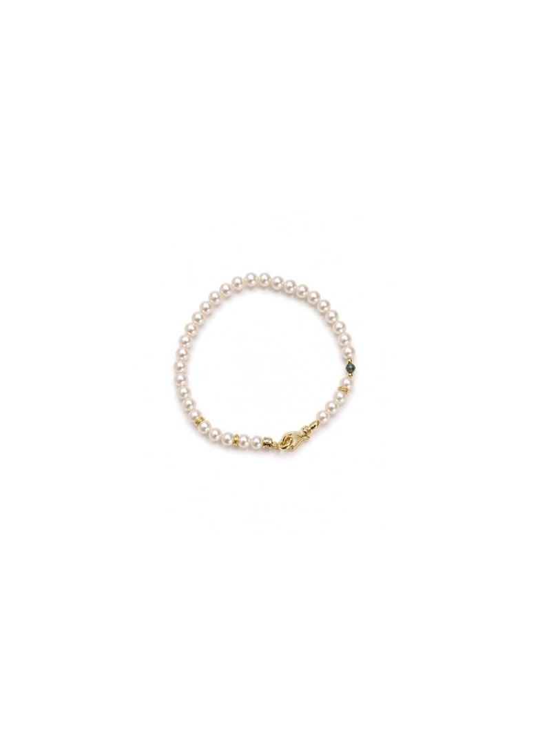 GOLD MÜCEVHER TAŞLI İNCİ BİLEZİK