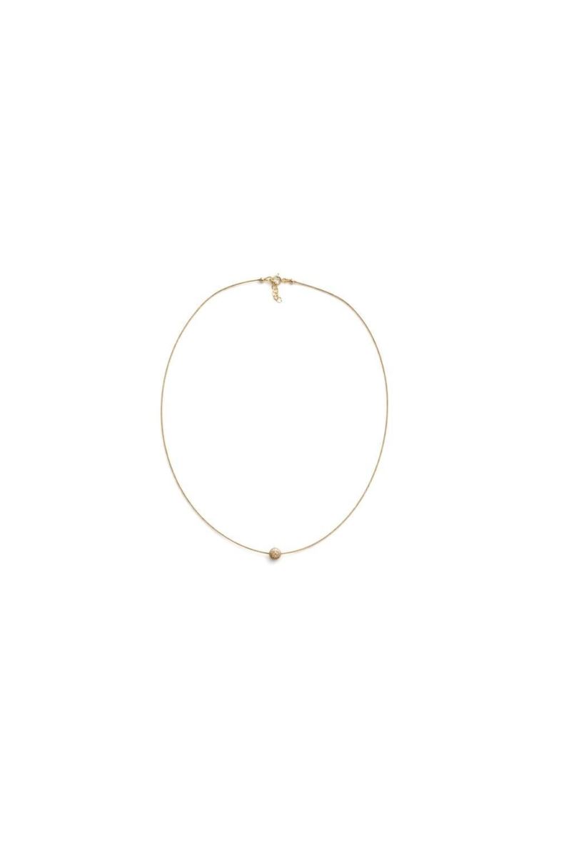 GOLD 14 AYAR ALTIN TOP KOLYE