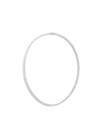 SİLVER 3 MM İTALYAN İTHAL MOZANİT L SU YOLU KOLYE