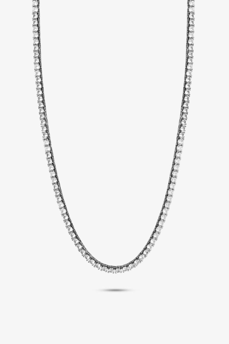 SİLVER 4 MM İTHAL SU YOLU KOLYE
