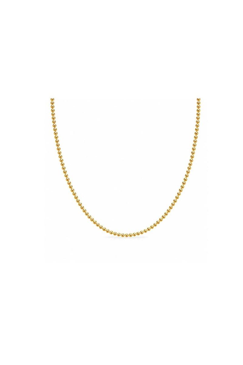 GOLD İTALYAN 3 MM POINT KOLYE