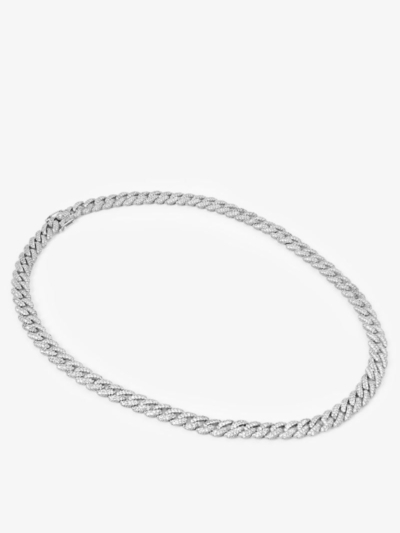 SİLVER GOURMET KOLYE 24K BEYAZ ALTIN