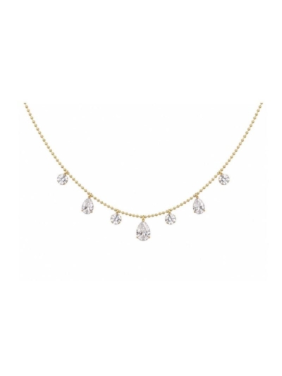GOLD SWAROVSKI TAŞLI KOLYE