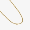 GOLD POİNT 3 MM ZİNCİR KOLYE 24K 50 MİKRON ALTIN KAPLAMA - Görsel 2