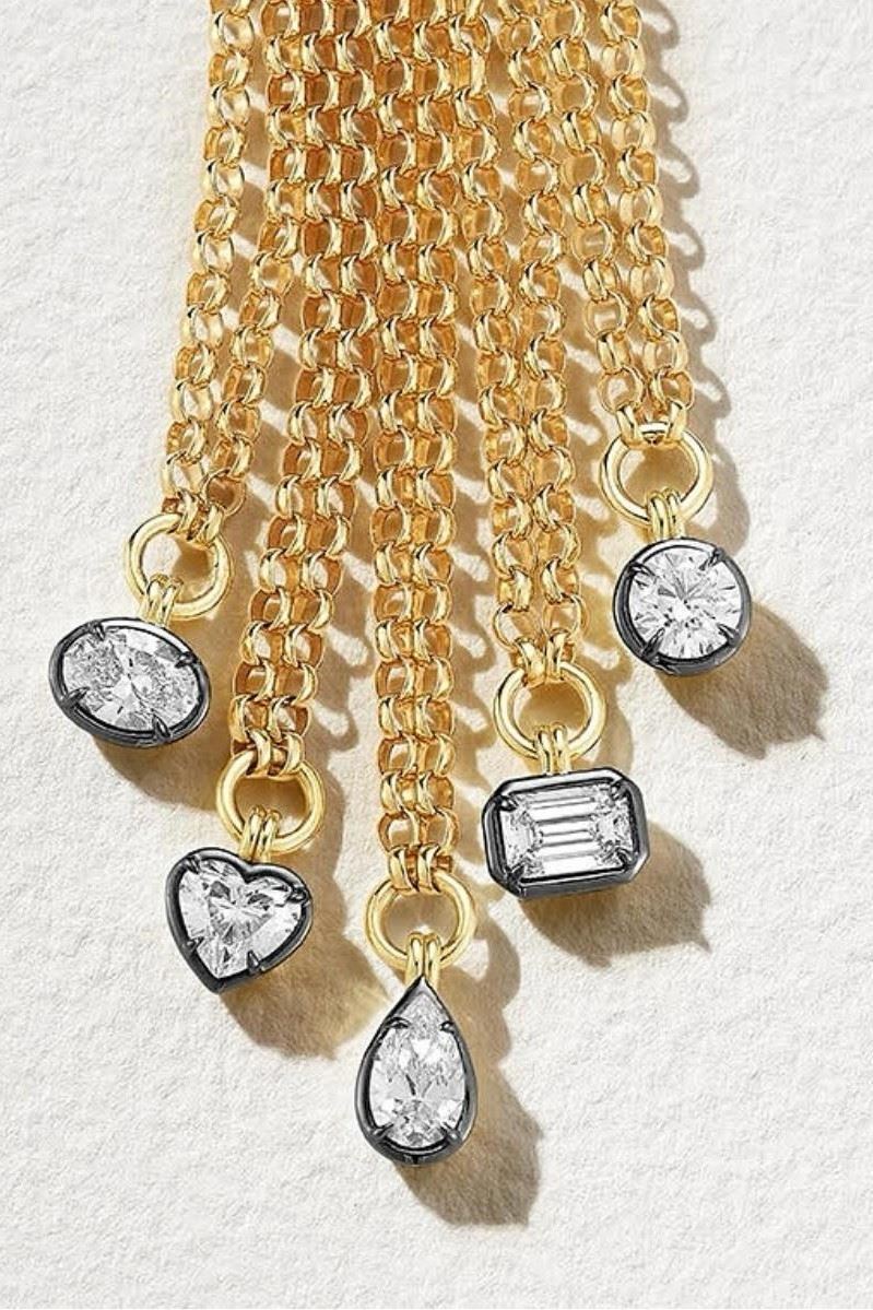 GOLD PRİVE PAVE KALP KOLYE - Görsel 2