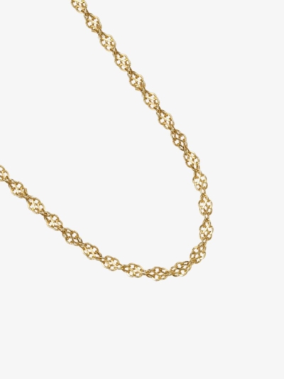 Alternative view of GOLD PİZZO 4 MM KOLYE 24K ALTIN KAPLAMA