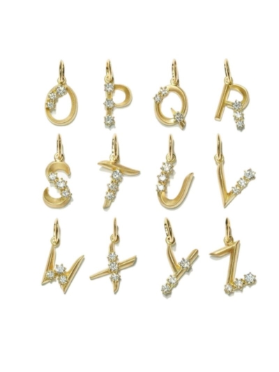Alternative view of GOLD 0.08 KARAT 14 AYAR ALTIN HARF UC