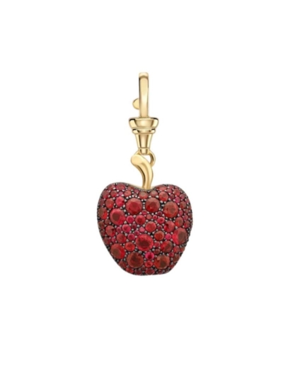 KIRMIZI GOLD APPLE PENDANT KOLYE UCU