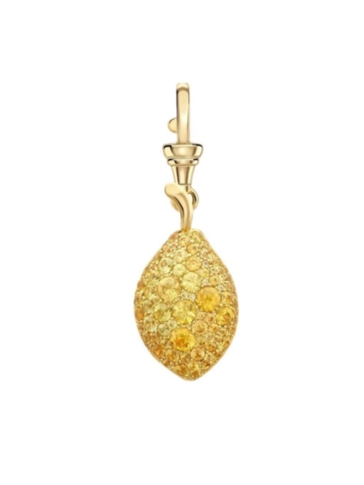 SARI GOLD LEMON PENDANT KOLYE UCU