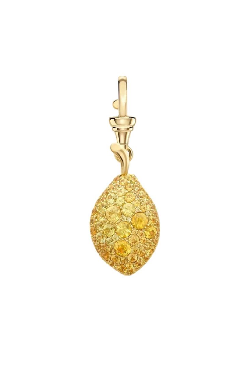 SARI GOLD LEMON PENDANT KOLYE UCU