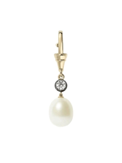 İNCİ PEARL DROP DİAMOND KOLYE UCU