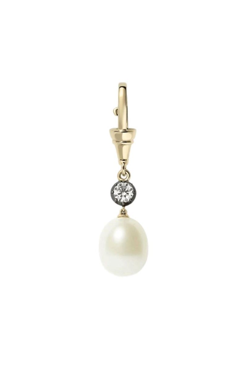 İNCİ PEARL DROP DİAMOND KOLYE UCU