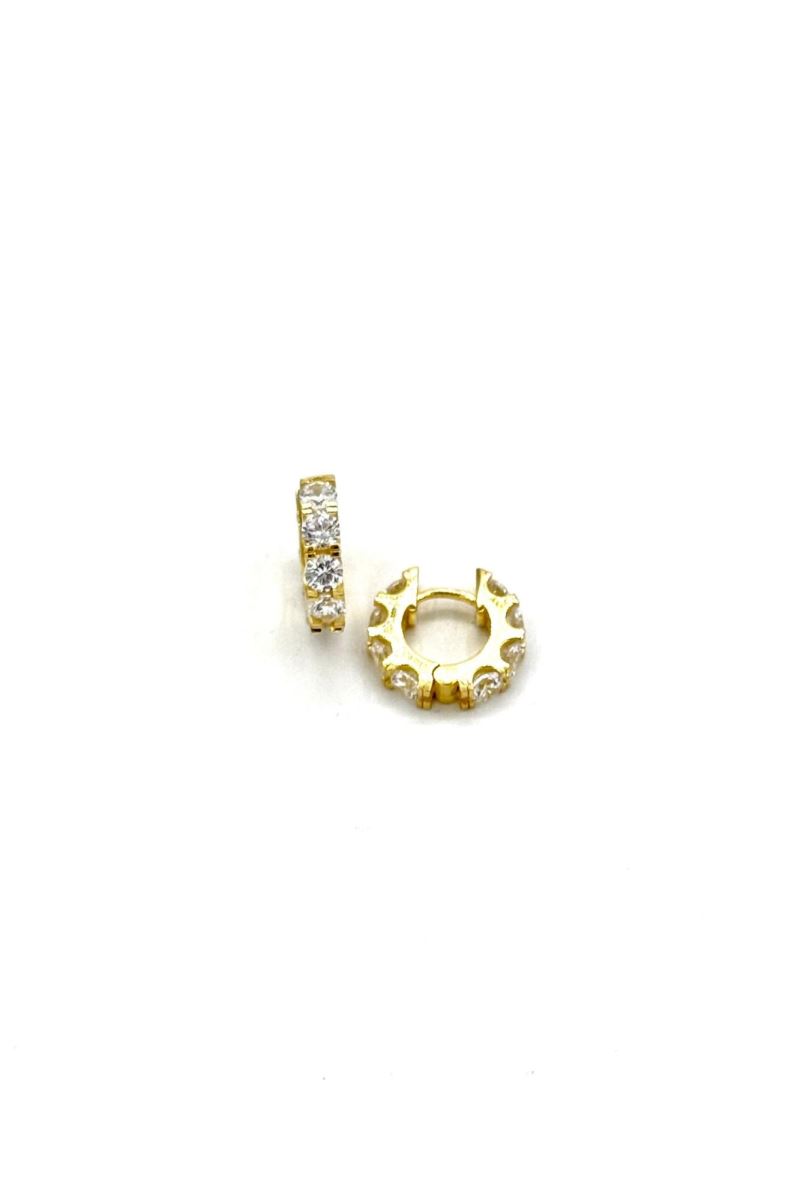 GOLD G COLOR MOZANİT TAMTUR KÜPE