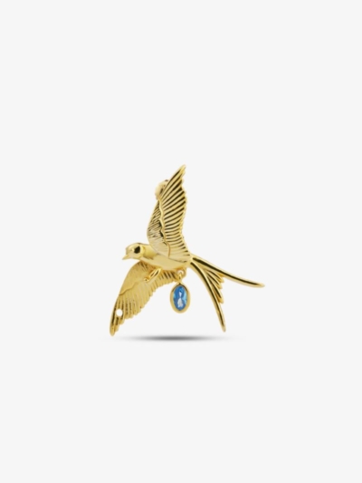 SOL GOLD KIRLANGIÇ 24K MİKRON ALTIN KAPLAMA KÜPE