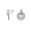 SİLVER MEXI DIAMOND KÜPE - Görsel 2