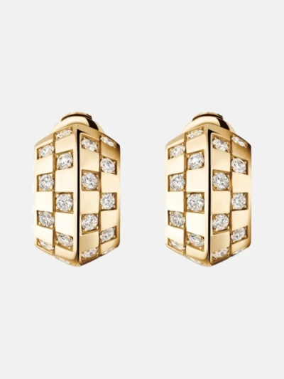 GOLD LV DAMİER KÜPE