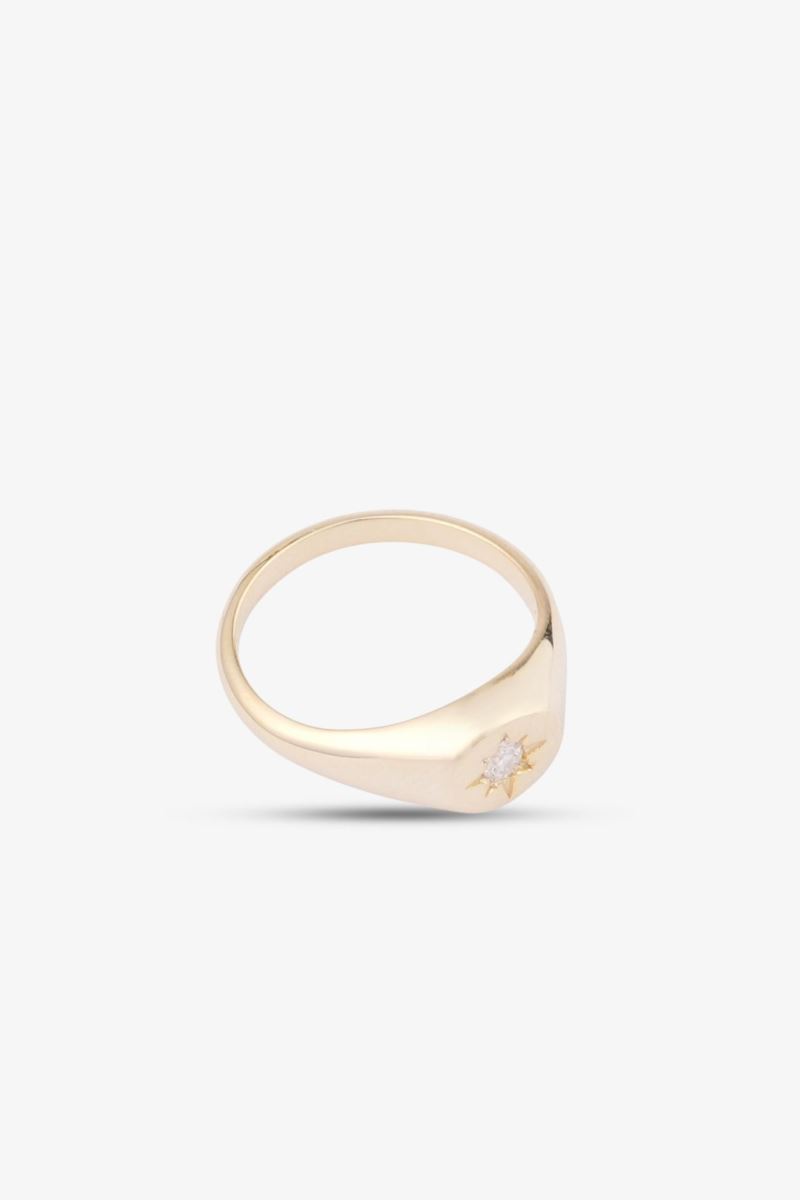 GOLD 14 AYAR ALTIN 0.04 CARAT YÜZÜK - Görsel 2