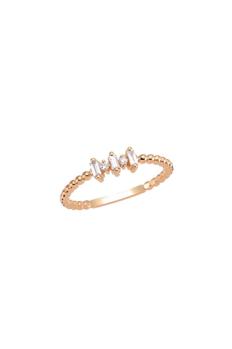 GOLD 14 AYAR ALTIN 0,15 CARAT TAŞLI YÜZÜK