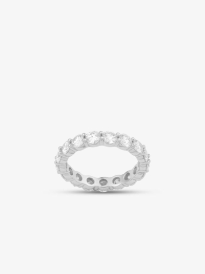 SİLVER 18 AYAR ALTIN KALIN TAMTUR 3.50 CARAT YÜZÜK