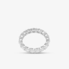 SİLVER 18 AYAR ALTIN KALIN TAMTUR 3.50 CARAT YÜZÜK - Görsel 2