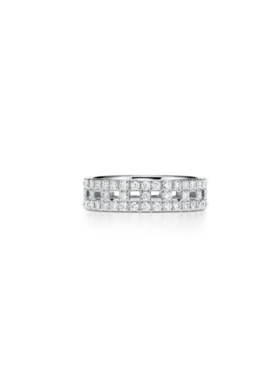 SİLVER PAVE 0.99 CT PIRLANTA YÜZÜK