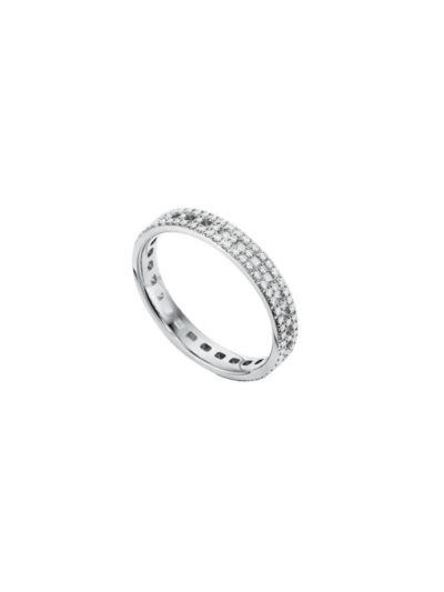 Alternative view of SİLVER PAVE 0.99 CT PIRLANTA YÜZÜK