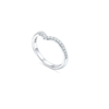 SİLVER TİFFANY SOLESTE V RİNG 0.20 CT PIRLANTA YÜZÜK - Görsel 2
