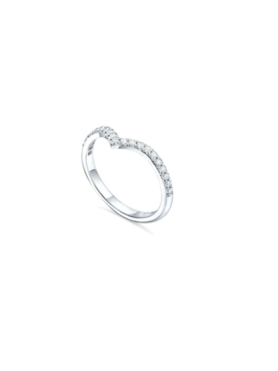Alternative view of SİLVER TİFFANY SOLESTE V RİNG 0.20 CT PIRLANTA YÜZÜK