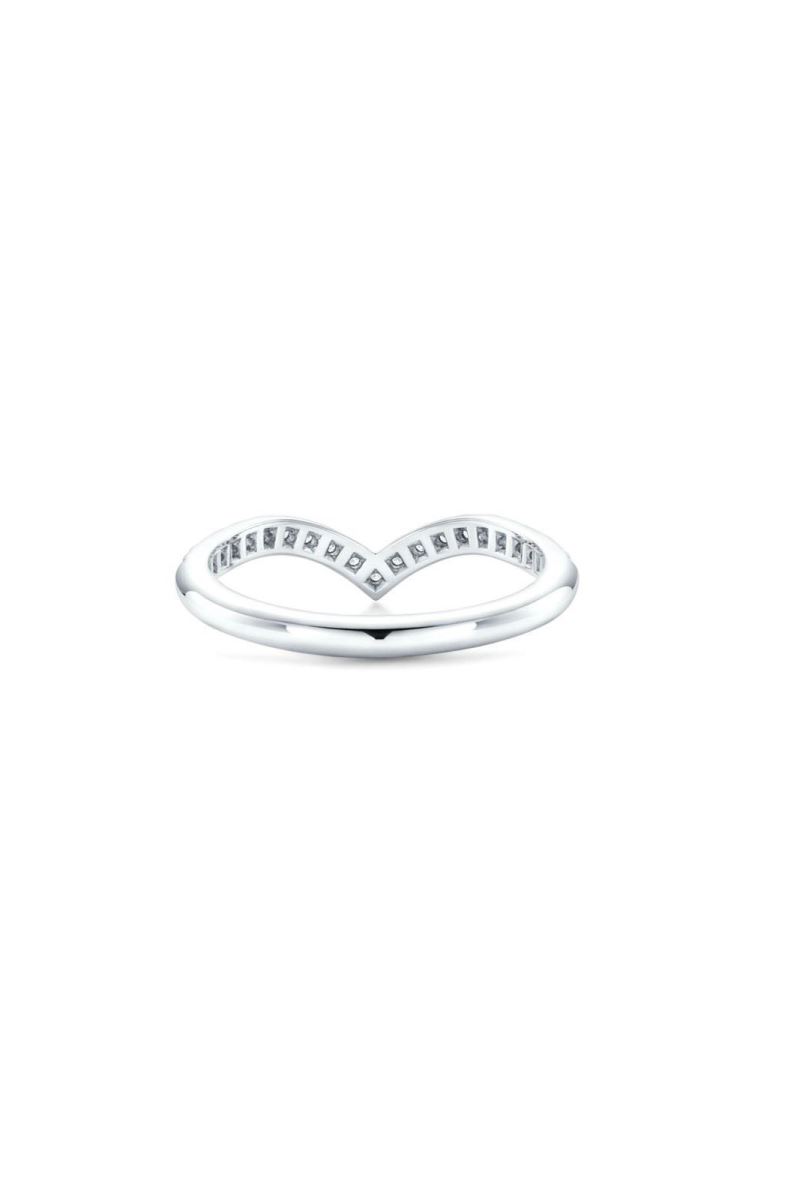 SİLVER TİFFANY SOLESTE V RİNG 0.20 CT PIRLANTA YÜZÜK - Görsel 3