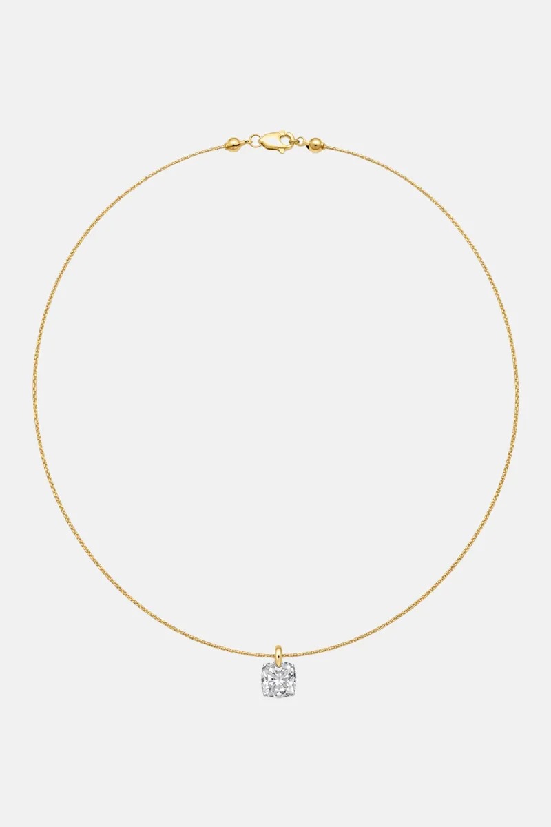 14 AYAR GOLD TEKTAŞ KOLYE
